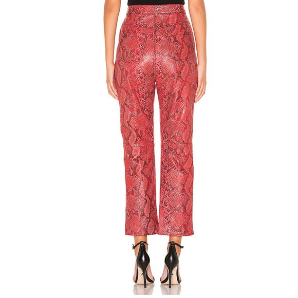 ❌ SOLD ❌ The Serpent Leather Pant by L'Academie size XS - Picture 3 of 10